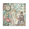 Stamperia GARDENS OF TIME 8X8 SINGLE Faced Paper 22 SHEETS #SBBSXB24