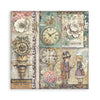 Stamperia GARDENS OF TIME 8X8 SINGLE Faced Paper 22 SHEETS #SBBSXB24