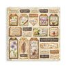 Stamperia ALL AROUND 8X8 SINGLE Faced Paper 22 SHEETS #SBBSXB25
