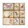 Stamperia ALL AROUND 8X8 SINGLE Faced Paper 22 SHEETS #SBBSXB25
