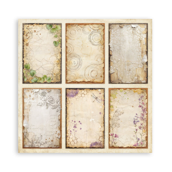 Stamperia ALL AROUND 8X8 SINGLE Faced Paper 22 SHEETS #SBBSXB25