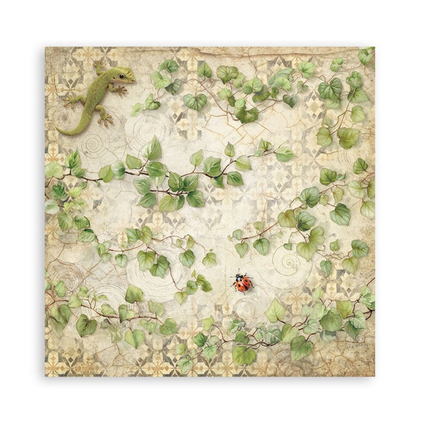 Stamperia ALL AROUND 8X8 SINGLE Faced Paper 22 SHEETS #SBBSXB25