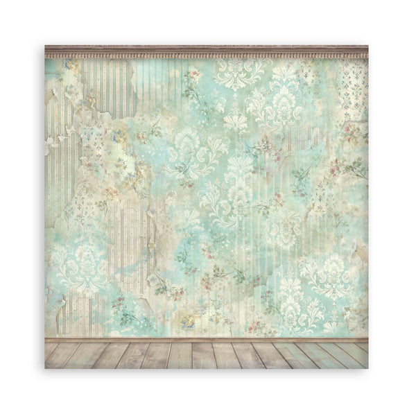 Stamperia SYMPHONY 8X8 SINGLE Faced Paper 22 SHEETS #SBBSXB26