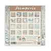 Stamperia WHITE CHRISTMAS 8X8 SINGLE Faced Paper 22 Sheets #SBBSXB27