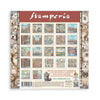 Stamperia FURRY FRIENDS 2 - 8X8 SINGLE Faced Paper 22 Sheets #SBBSXB29