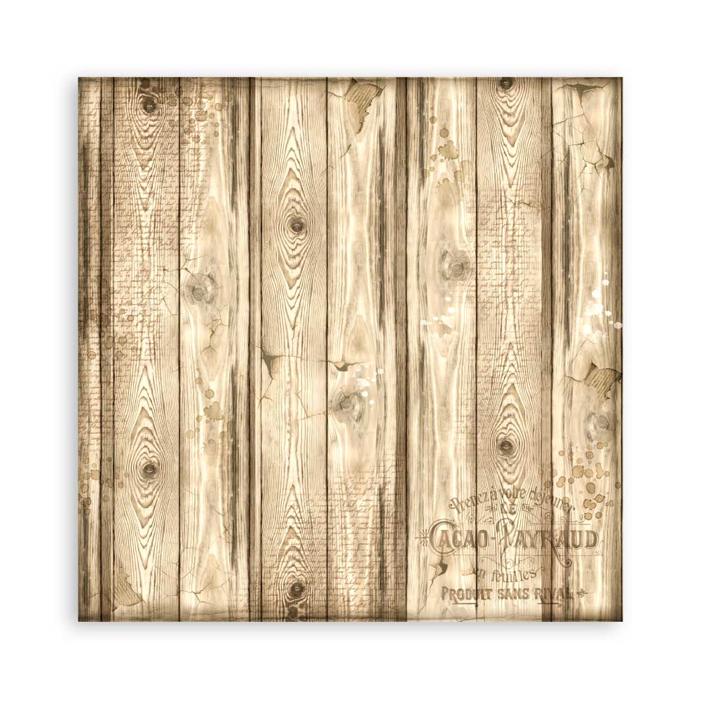 Stamperia COFFEE and CHOCOLATE 12x12 Single Sided Scrapbook Paper 22 pcs #SBBXLB13