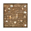 Stamperia COFFEE and CHOCOLATE 12x12 Single Sided Scrapbook Paper 22 pcs #SBBXLB13