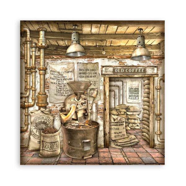 Stamperia COFFEE and CHOCOLATE 12x12 Single Sided Scrapbook Paper 22 pcs #SBBXLB13