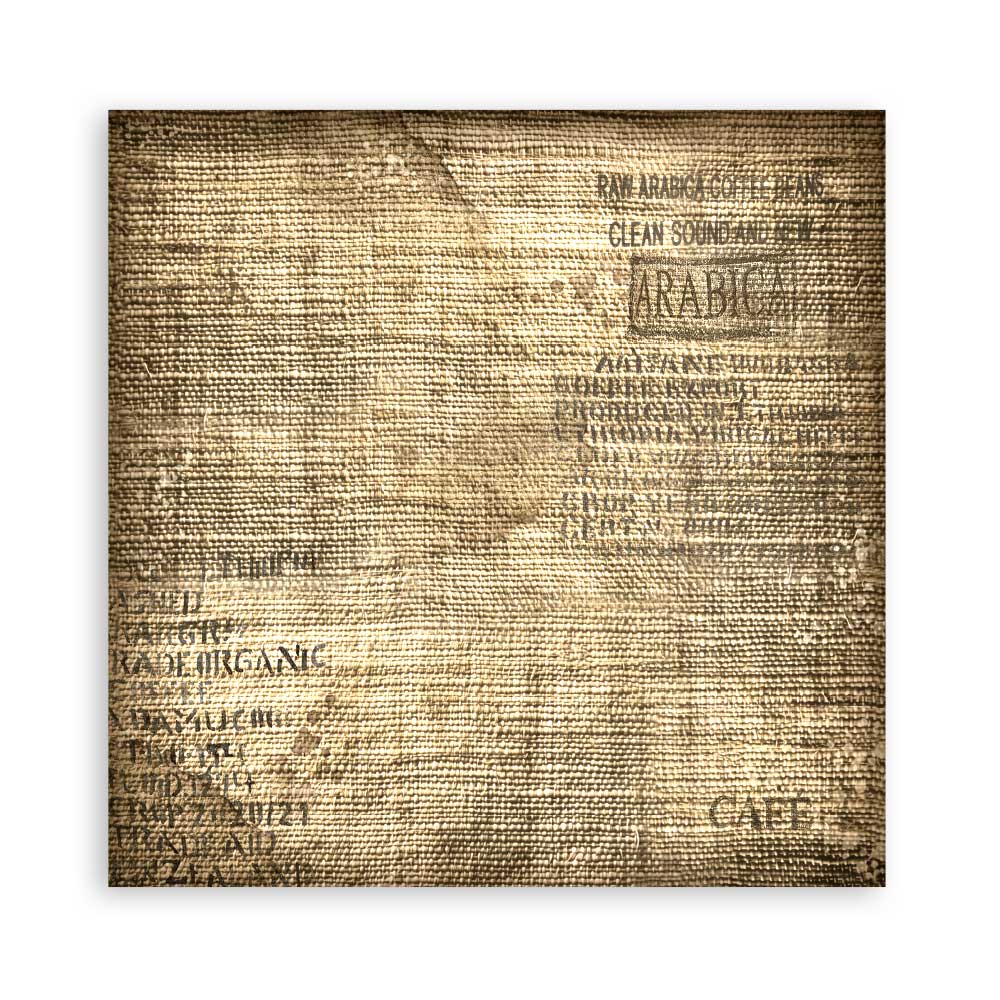 Stamperia COFFEE and CHOCOLATE 12x12 Single Sided Scrapbook Paper 22 pcs #SBBXLB13