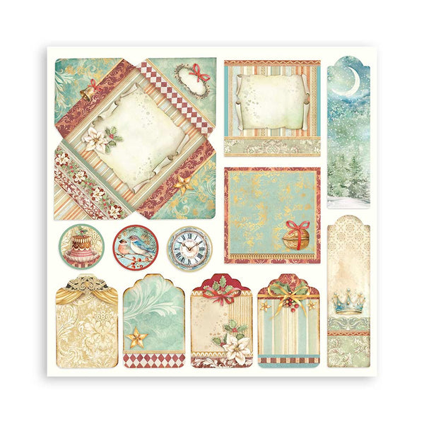 Stamperia Christmas THE NUTCRACKER 12x12 Single Sided Scrapbook Paper 22 pcs #SBBXLB16