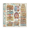 Stamperia ART OF TRAVELLING 12x12 Single Sided Scrapbook Paper 22 pcs #SBBXLB19