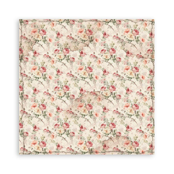 PRE-ORDER Stamperia HOUSE OF ROSES 12x12 Single Sided Scrapbook Paper 22 pcs #SBBXLB23