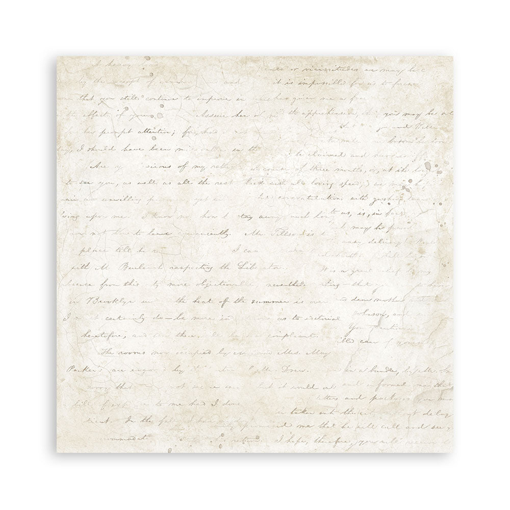 Stamperia TIMELESS 12x12 Single Sided Scrapbook Paper 22 pcs #SBBXLB25