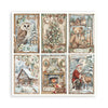Stamperia THE OWL'S HOUSE CHRISTMAS 12x12 Single Sided Scrapbook Paper 22 pcs #SBBXLB28