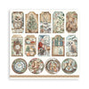 Stamperia THE OWL'S HOUSE CHRISTMAS 12x12 Single Sided Scrapbook Paper 22 pcs #SBBXLB28