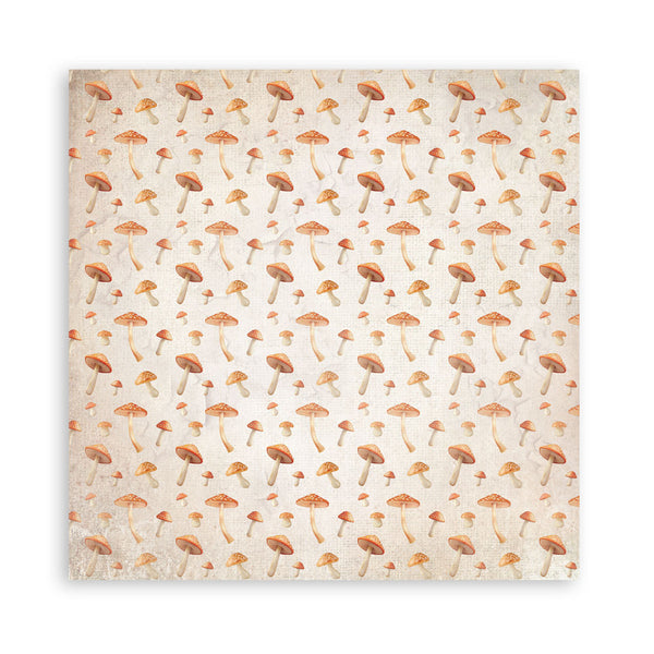Stamperia WHISPERING WOODS 12x12 Single Sided Scrapbook Paper 22 pcs #SBBXLB29