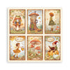 Stamperia WHISPERING WOODS 12x12 Single Sided Scrapbook Paper 22 pcs #SBBXLB29