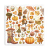 Stamperia WHISPERING WOODS 12x12 Single Sided Scrapbook Paper 22 pcs #SBBXLB29
