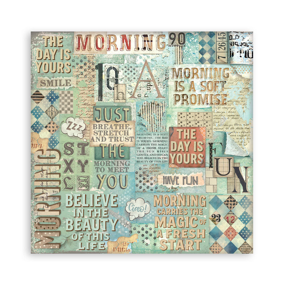 Stamperia FURRY FRIENDS 12x12 Single Sided Scrapbook Paper 22 pcs #SBBXLB30