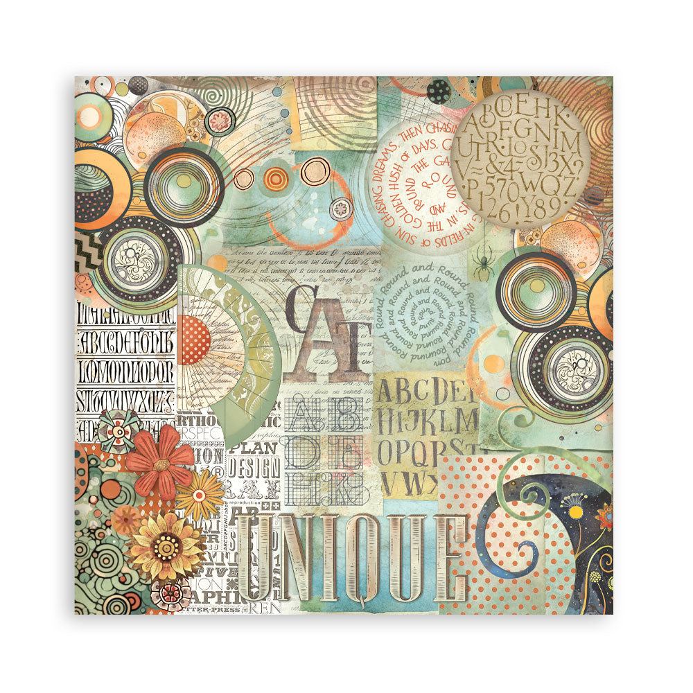 Stamperia FURRY FRIENDS 12x12 Single Sided Scrapbook Paper 22 pcs #SBBXLB30