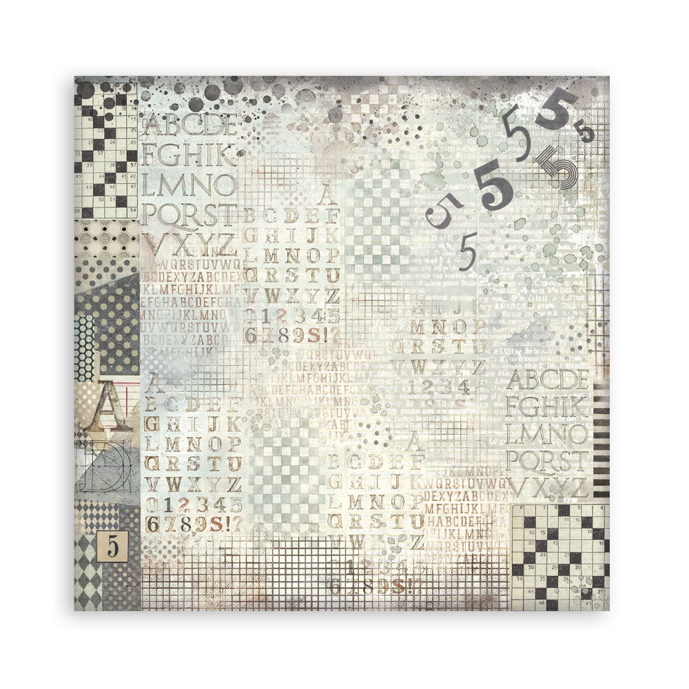 Stamperia FURRY FRIENDS 12x12 Single Sided Scrapbook Paper 22 pcs #SBBXLB30