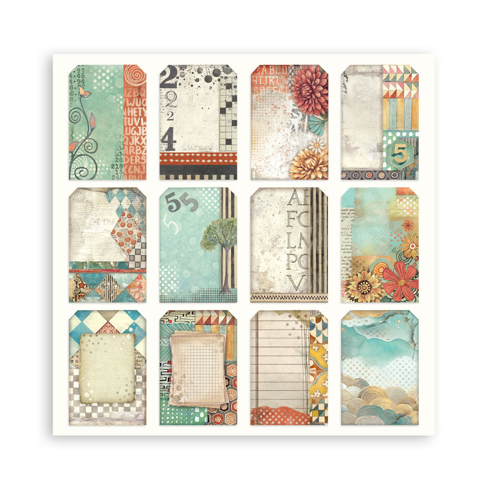 Stamperia FURRY FRIENDS 12x12 Single Sided Scrapbook Paper 22 pcs #SBBXLB30