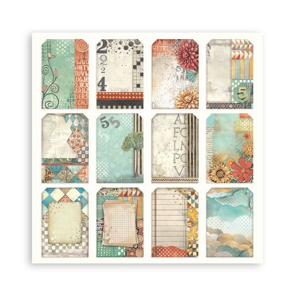 Stamperia FURRY FRIENDS 12x12 Single Sided Scrapbook Paper 22 pcs #SBBXLB30