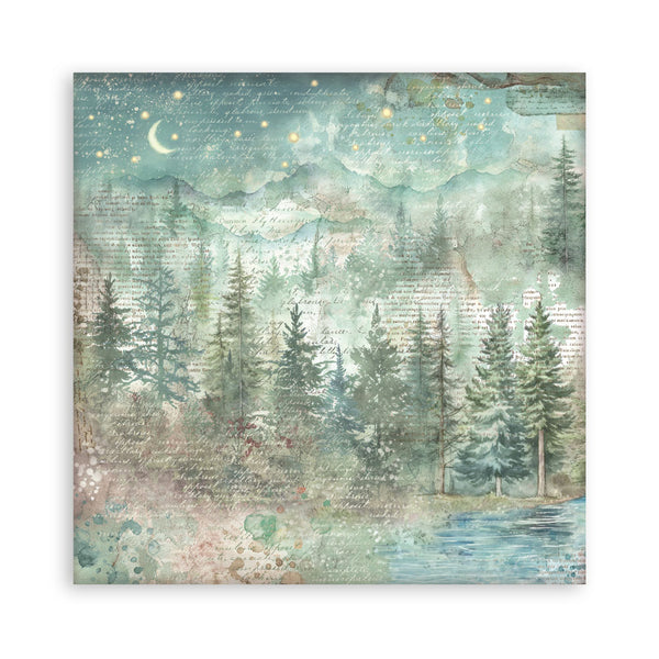 Stamperia HERBARIUM SILVAE 12x12 Single Sided Scrapbook Paper 22 pcs #SBBXLB32