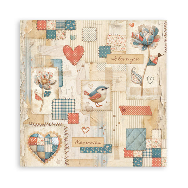 Stamperia FAMILY 12x12 Single Sided Scrapbook Paper 22 pcs #SBBXLB33