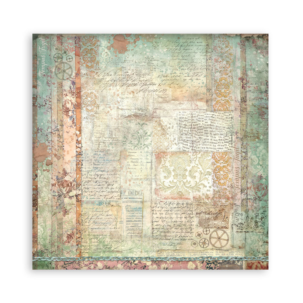 Stamperia GARDENS OF TIME 12x12 Single Sided Scrapbook Paper 22 pcs #SBBXLB36