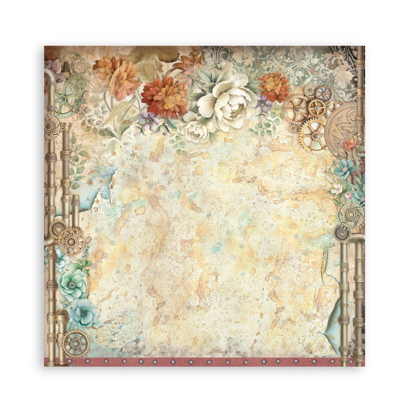 Stamperia GARDENS OF TIME 12x12 Single Sided Scrapbook Paper 22 pcs #SBBXLB36