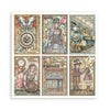 Stamperia GARDENS OF TIME 12x12 Single Sided Scrapbook Paper 22 pcs #SBBXLB36