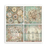 Stamperia GARDENS OF TIME 12x12 Single Sided Scrapbook Paper 22 pcs #SBBXLB36