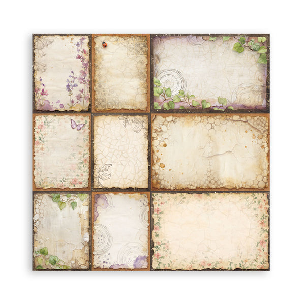 Stamperia ALL AROUND 12x12 Single Sided Scrapbook Paper 22 pcs #SBBXLB37