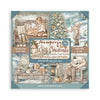 Stamperia WHITE CHRISTMAS 12x12 Single Sided Scrapbook Paper 22 pcs #SBBXLB39