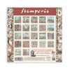 Stamperia FURRY FRIENDS 2 - 12x12 Single Sided Scrapbook Paper 22 pcs #SBBXLB41