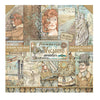 Stamperia SIR VAGABOND Aviator 6x6 Double Faced Paper 10 PCS + Bonus #SBBXS18
