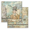 Stamperia SIR VAGABOND Aviator 6x6 Double Faced Paper 10 PCS + Bonus #SBBXS18