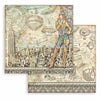 Stamperia SIR VAGABOND Aviator 6x6 Double Faced Paper 10 PCS + Bonus #SBBXS18