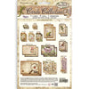 Stamperia ALL AROUND -  CARDS Collection Ephemera #SBCARD42