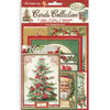 Stamperia CLASSIC CHRISTMAS - CARDS Collection Ephemera #SBCARD45