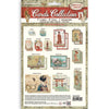 Stamperia ORIENTAL GARDEN - CARDS Collection Ephemera #SBCARD47