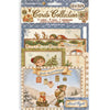 Stamperia SILENT NIGHT - Christmas - CARDS Collection Ephemera #SBCARD48