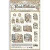 Stamperia WHITE CHRISTMAS - CARDS Collection Ephemera #SBCARD49