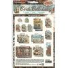 Stamperia FURRY FRIENDS 2 - CARDS Collection Ephemera #SBCARD52