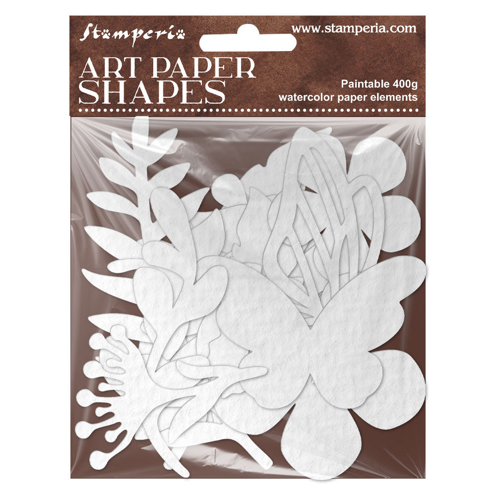 Stamperia ALL AROUND Art Paper Shapes Laser Cuts Paintable #SBCU001