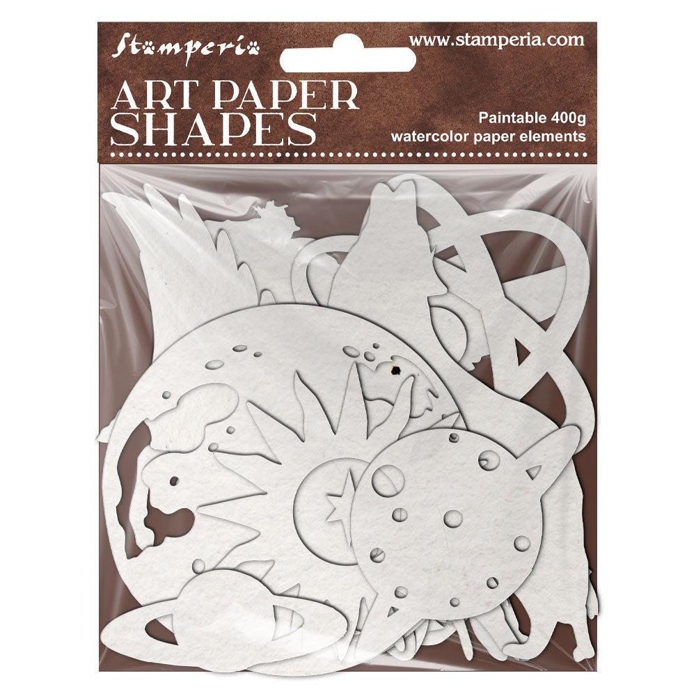 Stamperia COSMOS Art Paper Shapes Laser Cuts Paintable #SBCU005