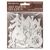 Stamperia All You Need for CHRISTMAS Art Paper Shapes Laser Cuts Paintable #SBCU002
