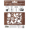 Stamperia COSMOS Art Paper Shapes Laser Cuts Paintable #SBCU005