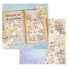 Prima IN FULL BLOOM Collection 12x12 Paper Pad 14 Sheets w/Foil #668495